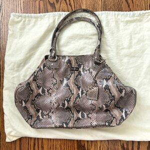 Snake Skin Cole Haan Tote